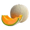 Cantaloupe Melon Fresh Organic Cut